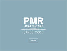 Tablet Screenshot of pmrhealthcare.com